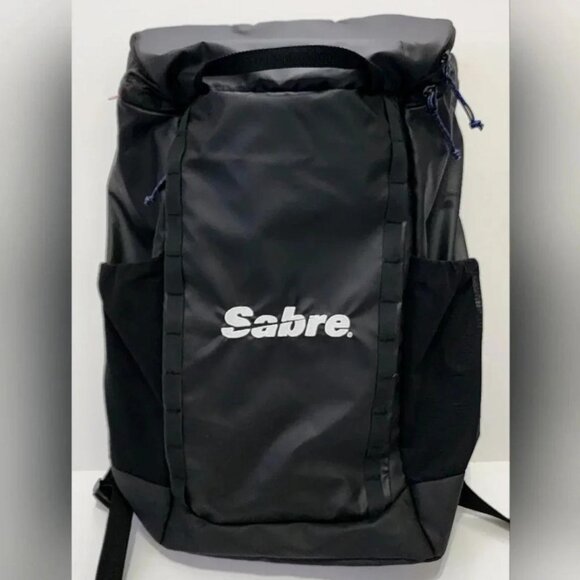NWT Sabre Unisex Black All Day Travel Backpack - Picture 1 of 8